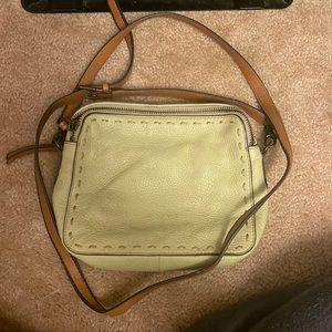 Mint green Fossil crossbody bag. Hardly used.